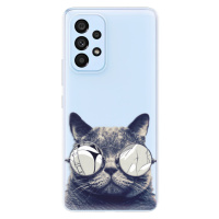 Odolné silikónové puzdro iSaprio - Crazy Cat 01 - Samsung Galaxy A73 5G