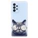 Odolné silikónové puzdro iSaprio - Crazy Cat 01 - Samsung Galaxy A73 5G