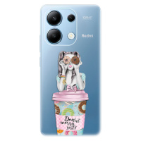 Odolné silikónové puzdro iSaprio - Donut Worry - Xiaomi Redmi Note 13