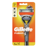 GILLETTE Fusion Strojček + 2 hlavice