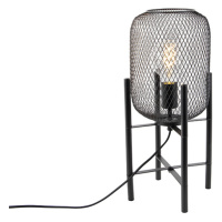 Moderná čierna stolová lampa - Bliss Mesh