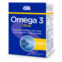 GS Omega 3 citrus 3000 mg 100 + 50 kapsúl