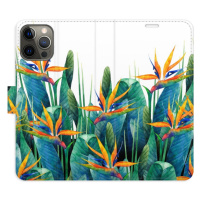 Flipové puzdro iSaprio - Exotic Flowers 02 - iPhone 12/12 Pro