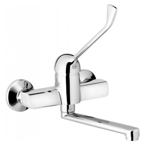 DEANTE - Corio chróm - Umývadlová batéria nástenná, s pákou Clinic BFC_050C