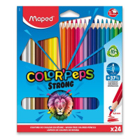 Pastelky Maped Color'Peps Strong - 24 farieb