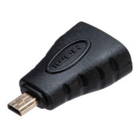 Akasa redukcia micro HDMI - HDMI, M / F, 4K @ 60Hz, 15cm