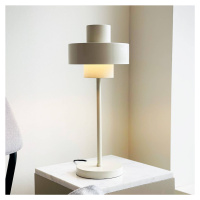 Dyberg Larsen stolová lampa Stoke, tmavo biela, výška 49,5 cm