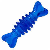 Hračka Dog Fantasy Kosť valec gumová modrá 12cm