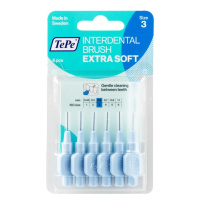 TEPE Extra soft Medzizubné kefky 0,6mm svetlomodré 6 ks