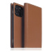 SLG Design puzdro D6 Hybrid Grain Case pre iPhone 14 Pro Max - Saddle Brown