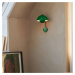 &Tradičné nástenné svietidlo Flowerpot VP8, zástrčka, signálna zelená