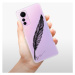Odolné silikónové puzdro iSaprio - Writing By Feather - black - Xiaomi 12 Lite