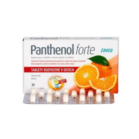 FAVEA Panthenol forte na bolesť hrdla 30 tbl