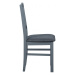 Jedálenská stolička (2 kusy) weston - šedá