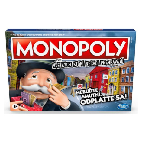 Hasbro Monopoly pre všetkých, ktorí neradi prehrávajú