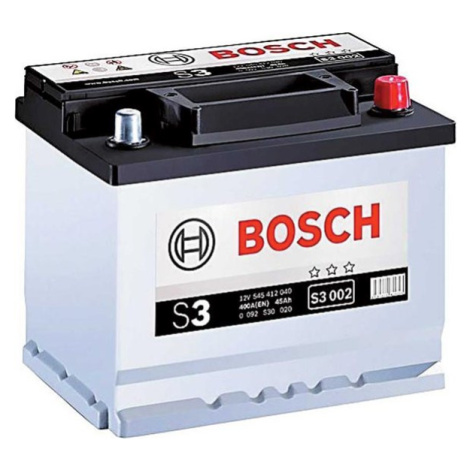 BOSCH S3 45Ah Autobateria 12V , 400A , 0 092 S30 030 ... ĽAVÁ !!!