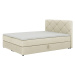 Expedo Čalúnená posteľ boxspring SCARLETT + topper, 160x200, itaka 16