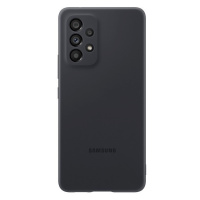 Samsung Galaxy A53 5G SM-A536U, silikónové puzdro, čierne, továrenské