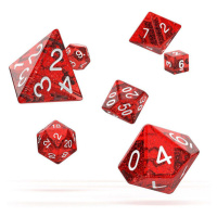 Sada kociek na RPG: Oakie Doakie Dice RPG Set Speckled - Red (7 ks)