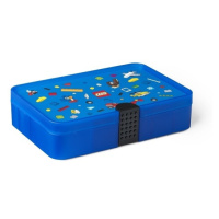 LEGO Storage LEGO Iconic úložný box s přihrádkami - modrá