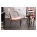 LuxD 25366 Dizajnová stolička Rococo II ružová