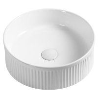 PICOBELLO keramické umývadlo na dosku Ø 37 cm, biele AR484