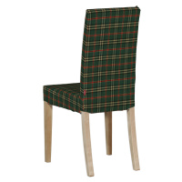 Dekoria Návlek na stoličku Harry (krátky), zeleno - červené káro, návlek na stoličku Harry krátk