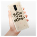 Silikónové puzdro iSaprio - Follow Your Dreams - black - Samsung Galaxy A6+