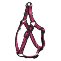 Postroj Active Dog Premium M ružový 2x53-77cm