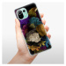 Odolné silikónové puzdro iSaprio - Dark Flowers - Xiaomi Mi 11 Lite