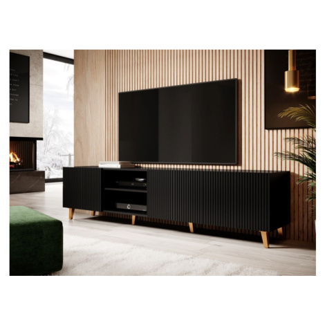 TV stolek Pafos 200 cm černý Halmar