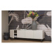 Krémový TV stolík z borovicového dreva 181x56 cm Miller - WOOOD