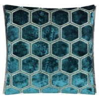 DESIGNERS GUILD MANIPUR 43 × 43 cm, azure