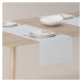 Dekoria Štóla na stôl, sivo-biele geometrické vzory, 40 x 130 cm, Sunny, 143-43