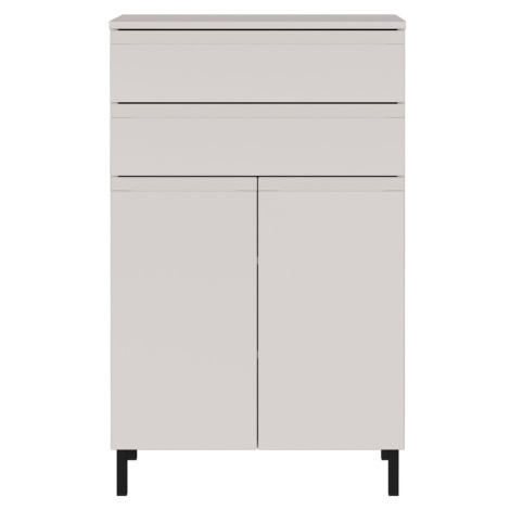 Krémová vysoká kúpeľňová skrinka 60x97 cm Salinas – Germania