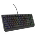 Genesis herná klávesnica THOR 230/TKL/RGB/Outemu Red/Drôtová USB/US layout/Čierna