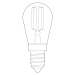 Teplá LED filamentová stmievateľná žiarovka E14, 2 W Pygmy – tala