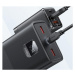 Powerbank USAMS PB68 30000mAh 65W QC 3.0 PD Fast Charge + USB-C/USB-C Cable 100W black (US-CD185