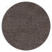 Kusový koberec Life Shaggy 1500 taupe kruh Rozmery koberca: 160x160 kruh