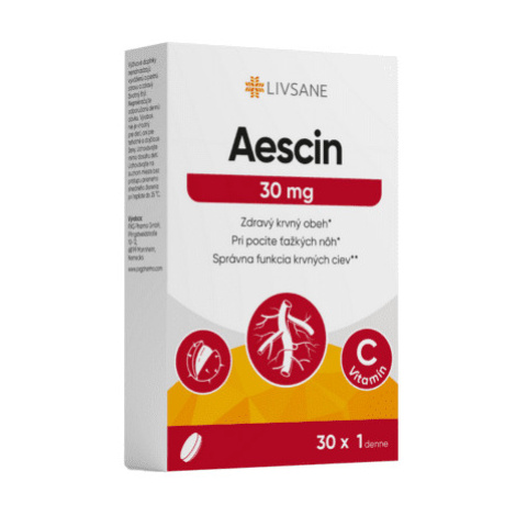 LIVSANE Aescin 30 mg 30 tabliet