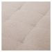 Béžová rohová pohovka z textílie buklé (pravý roh) Ariella – Ropez