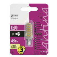 LED žiarovka Classic JC 4,5W E14 3000K (EMOS)