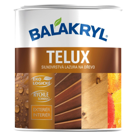 TELUX - hrubovrstvová lazúra na drevo bezfarebný 0,7 kg BALAKRYL