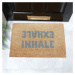 Rohožka z kokosového vlákna 40x60 cm Inhale Exhale – Artsy Doormats