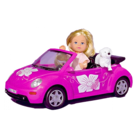 Simba Evička s autom New Beetle