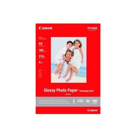 Canon GP-501 0775B001 Glossy Photo Paper, A4, 200 g/m2, 100 ks, foto papír, lesklý, bílý