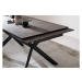 Jedálenský stôl Reece rozkladací 160-240x76x90 cm (čierna)