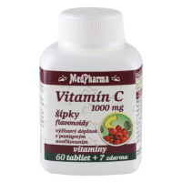 MEDPHARMA Vitamín C 1000 mg so šípkami 60 + 7 tabliet ZADARMO