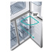 Americká chladnička Gorenje NRM8182MX, 4x dvere