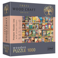 Trefl Drevené puzzle 1000 - Svetoví cestovní sprievodcovia
